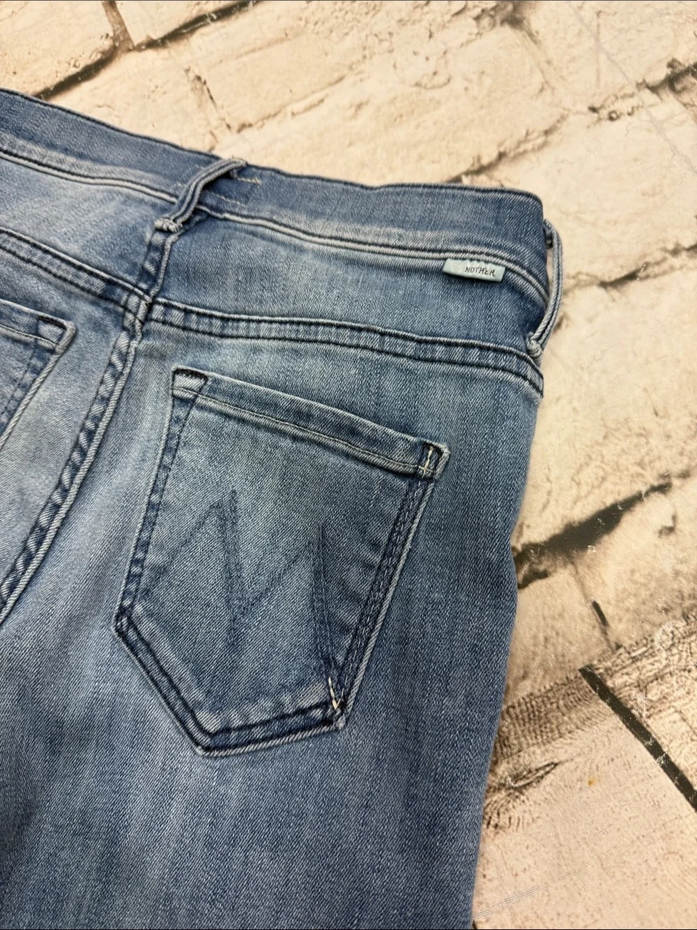 MOTHER Stunner ZIP Ankle Step Fray Jeans Good Girls Do Size 24